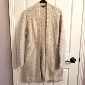 Long knit cardigan